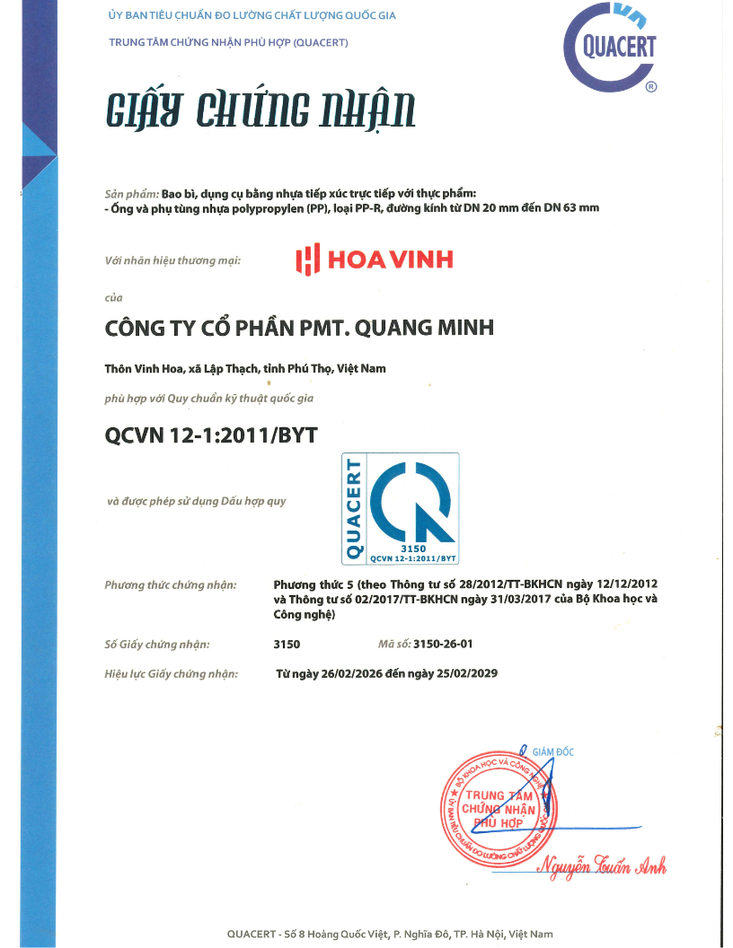 Hợp quy - QCVN 12-1:2011/BYT
