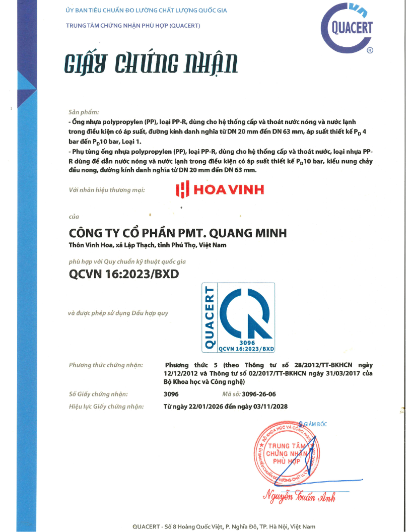 Hợp quy - QCVN 16:2023/BXD