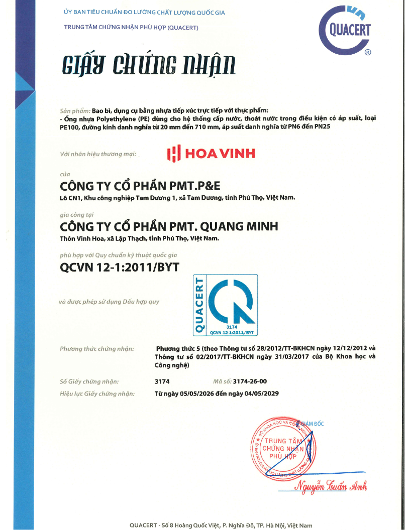 Hợp quy - QCVN 12-1:2011/BYT