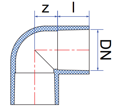 Nối góc 90° (Cút) - Ảnh 3