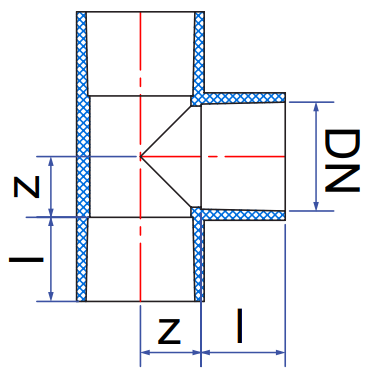Ba chạc 90° (Tê) - Ảnh 3
