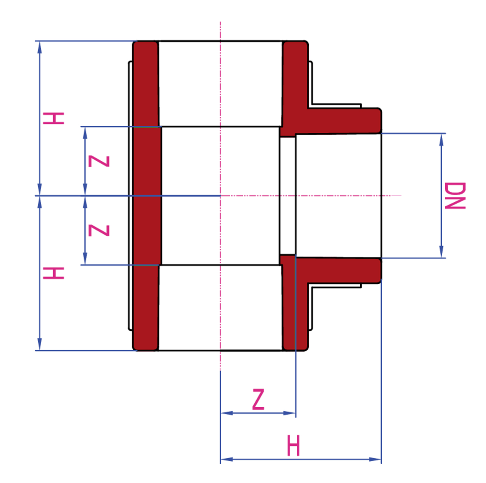 Ba chạc 90° (Tê) - Ảnh 3